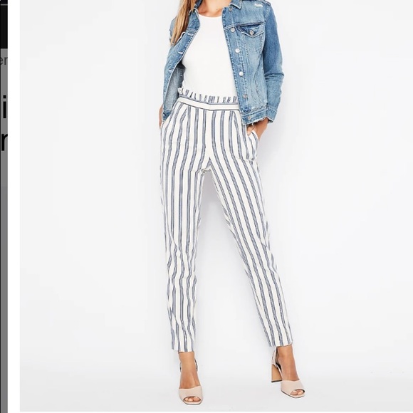 Express high waisted ankle pant - Picture 2 of 9